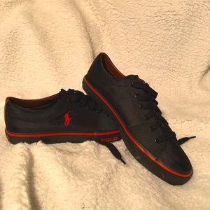 These five pair of brand new Polo Chino tennis shoes are $25 each